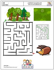 çocuklar için Labirent Bulmaca